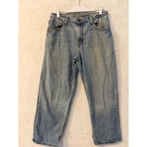 Levi's SilverTab Baggy Jeans Mens 32x28 Light Wash Denim 90s Skater Streetwear